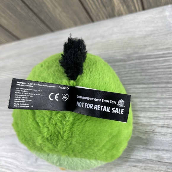 ANGRY BIRDS Space Green Spots Terence Plush NO Sound 6" - Picture 13 of 16